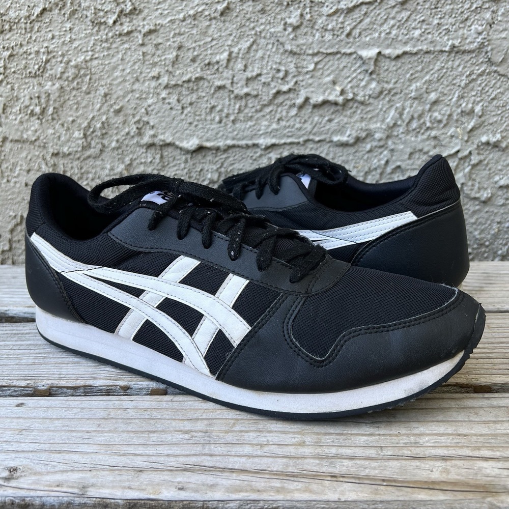 ASICS Shoes Men Size 12 Tiger Curreo II Blue White Sneakers Low